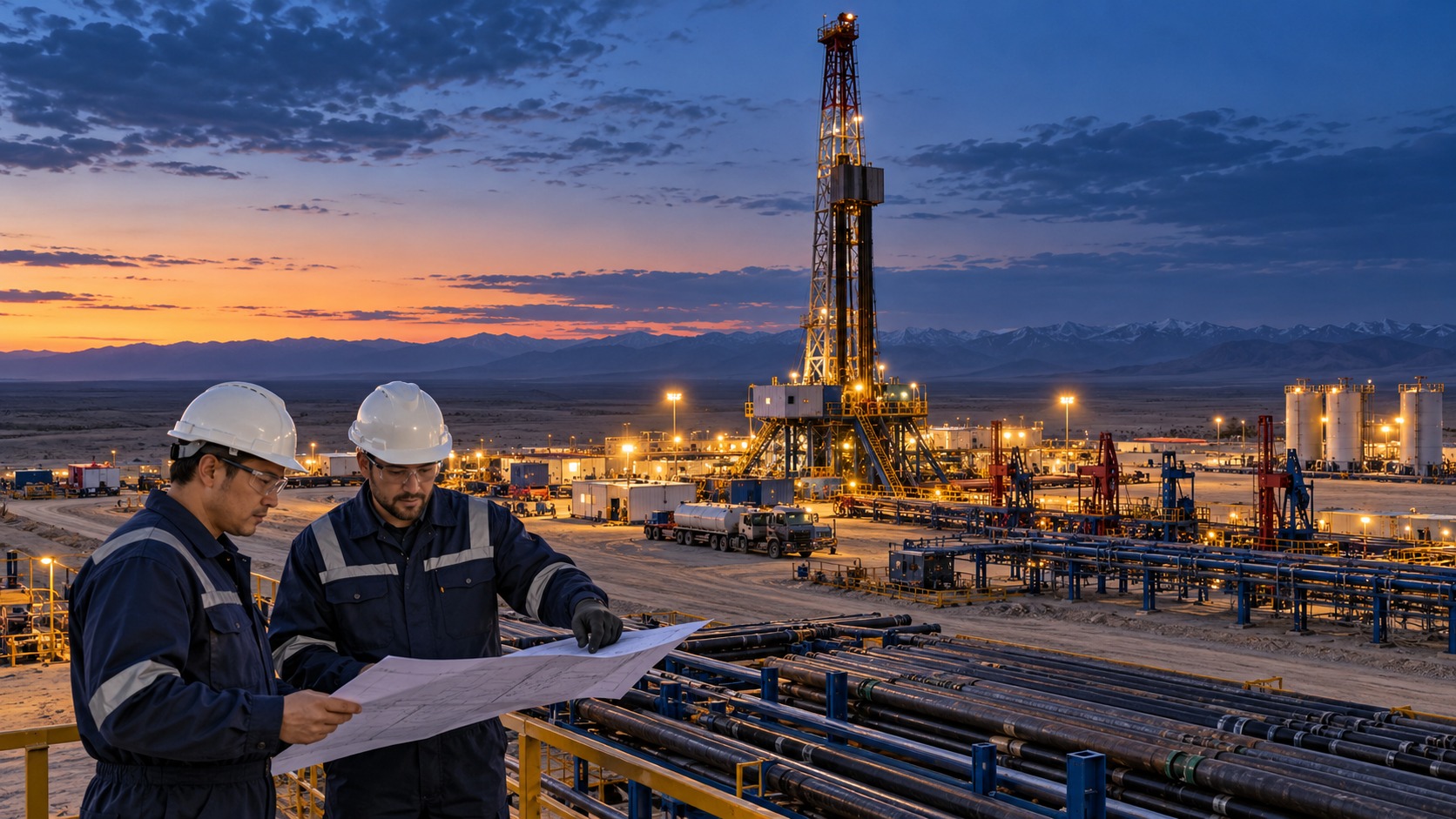 Интегрированный нефтегазовый сервис: концептуальная визуализация